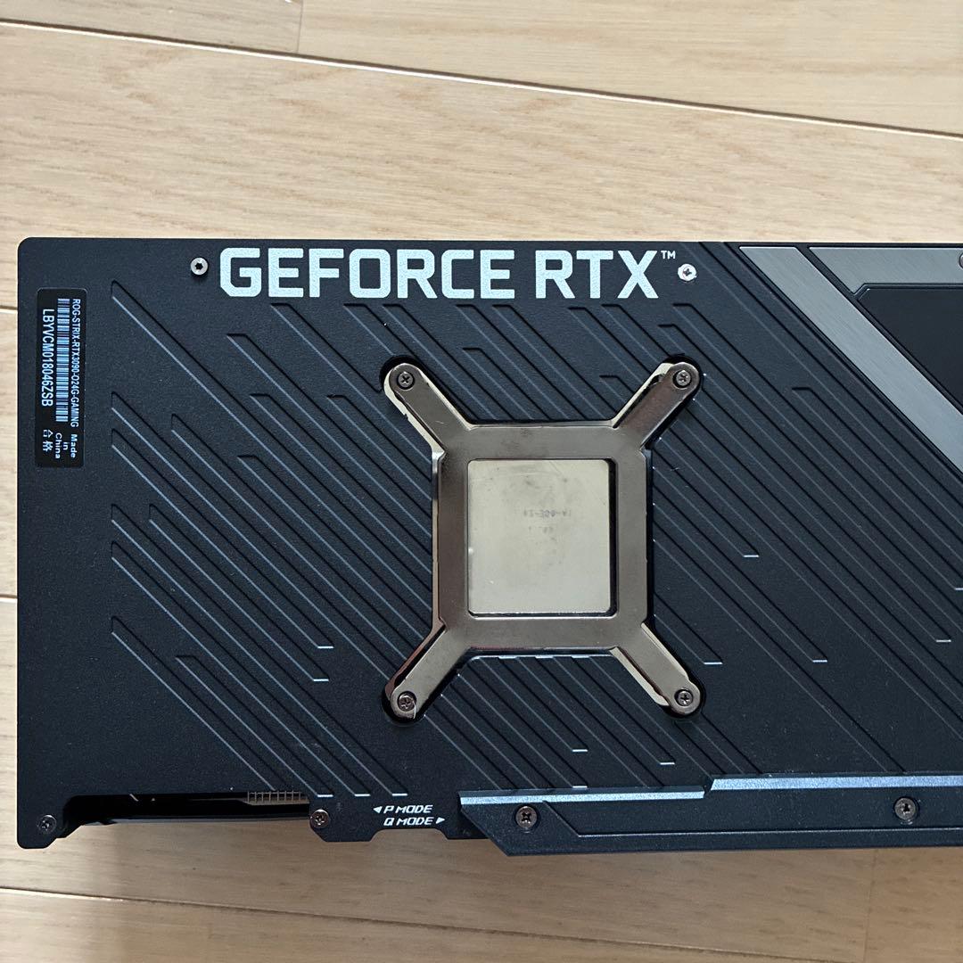 ASUS ROG RTX 3090 ヒートシンク　ファン　バックプレート　LED
