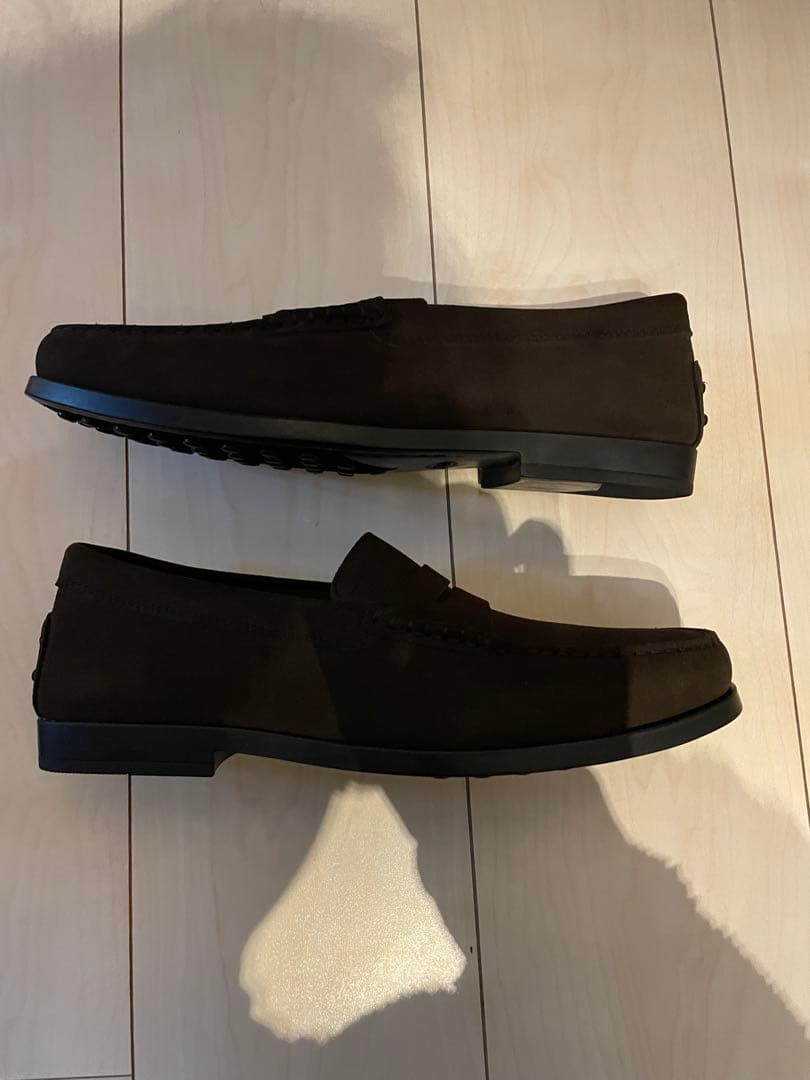 pino・TOD'S ダークブラウン ローファー 保存袋付き