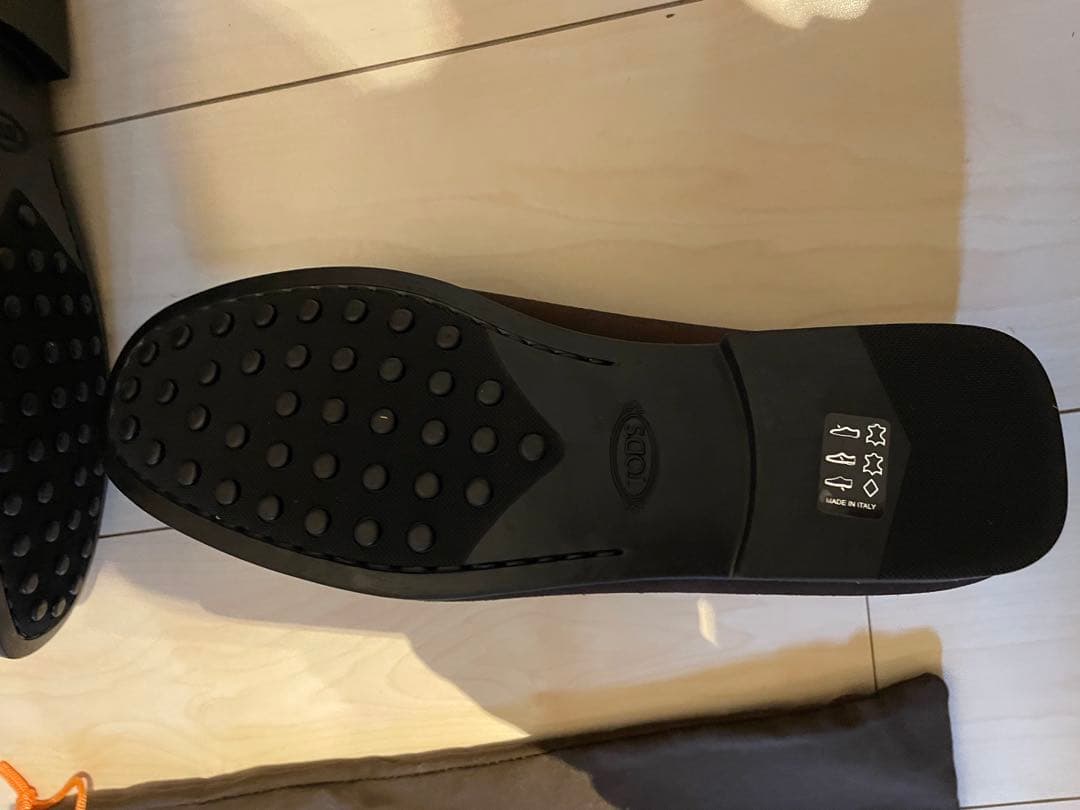 pino・TOD'S ダークブラウン ローファー 保存袋付き