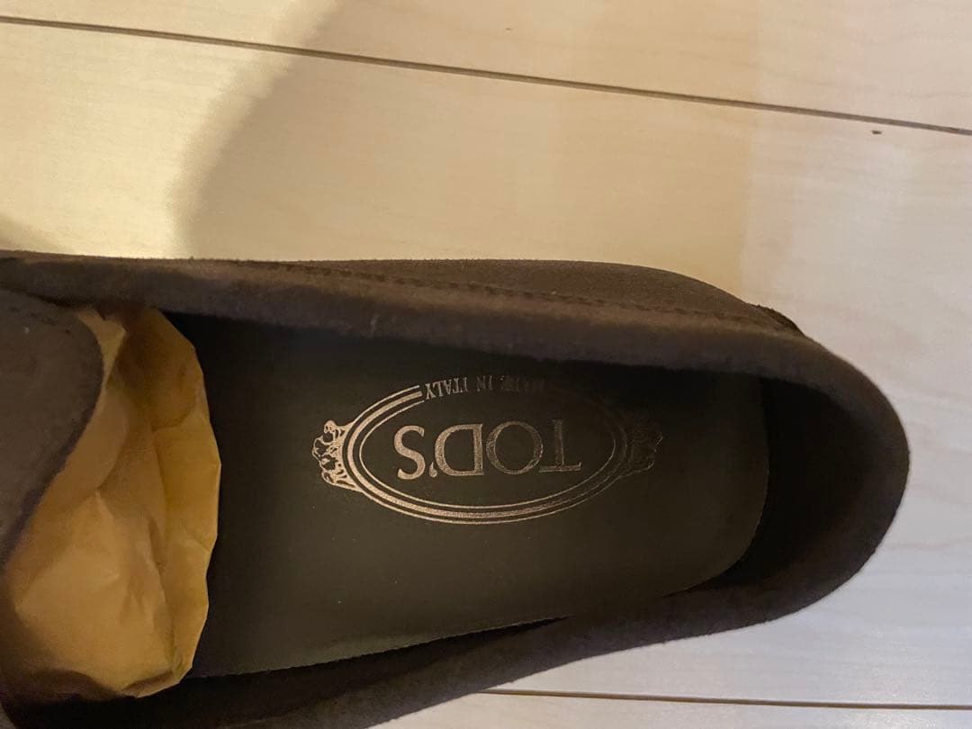 pino・TOD'S ダークブラウン ローファー 保存袋付き