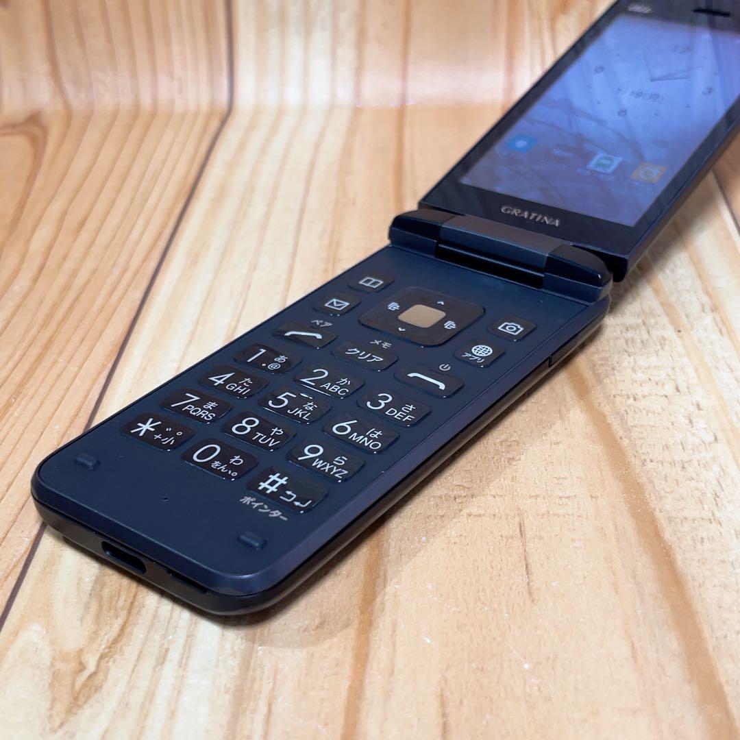 SIMフリー 本体 GRATINA 折りたたみ型スマートフォン 186G4