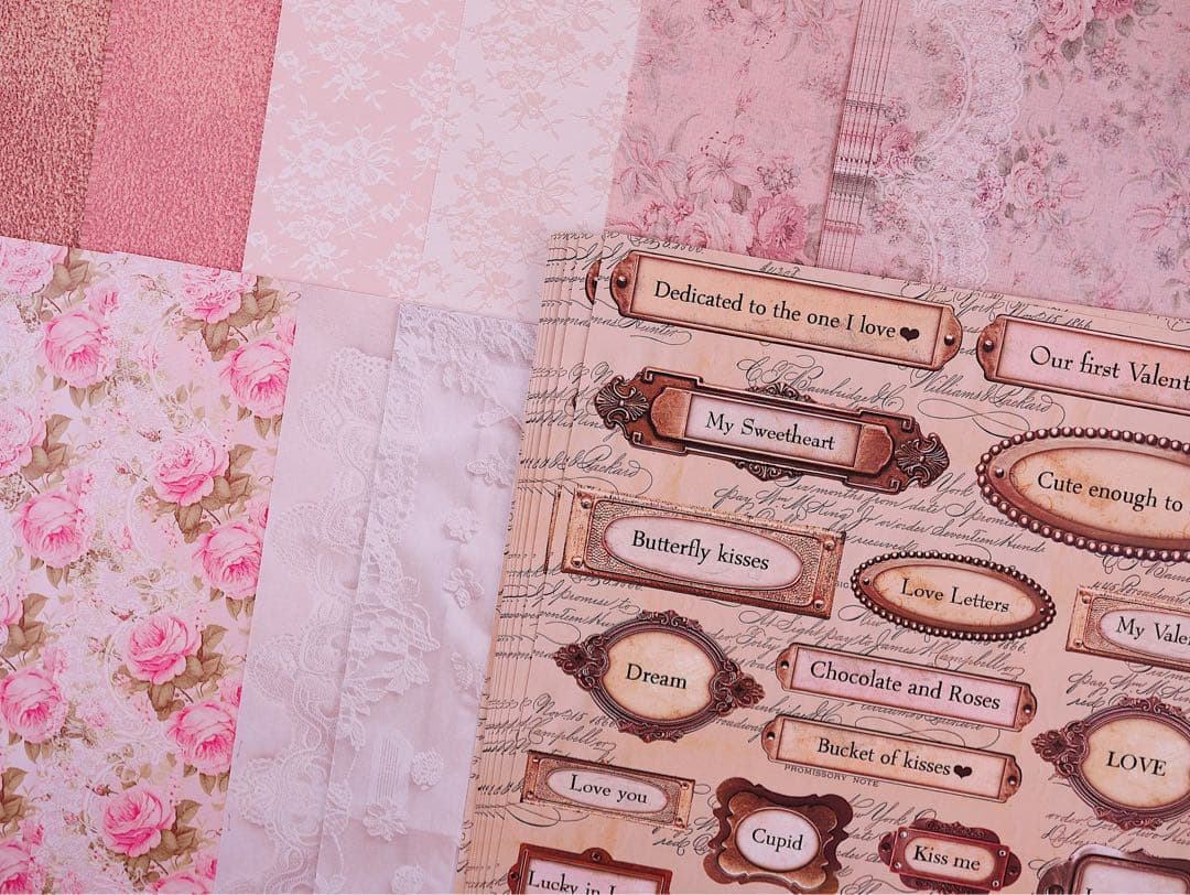 新作①♡ジャーナルコレクション60枚♡A4デザインペーパー&コラージュシート