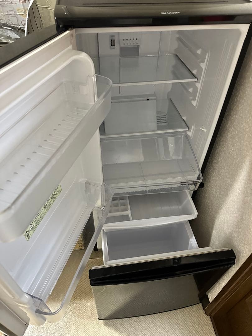 【送料込】SHARP SJ-D14A-B 冷蔵庫 一人暮らし シャープ