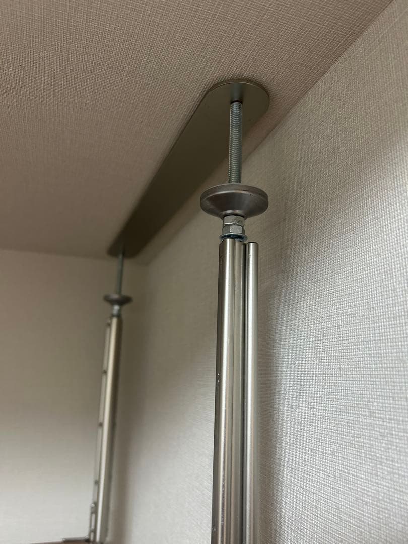 無印良品 ステンレスユニットシェルフ ウォールナット材　ラック