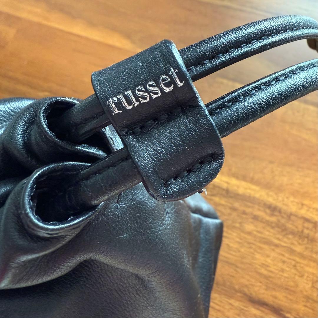 russet巾着バッグ