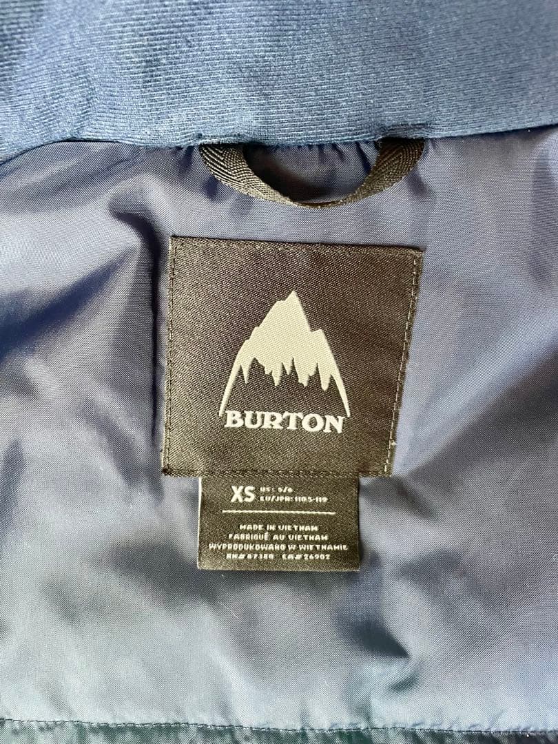 BURTON キッズ スノーボードウェア 上下セット XS 5Tビブパンツ女子