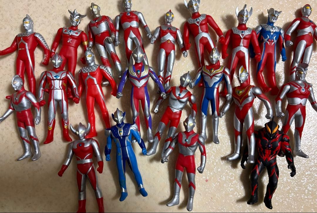 食玩　ウルトラマンソフビ　多数セット