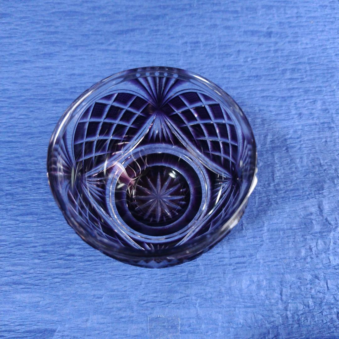 島津薩摩切子　色被せガラス　　盃　小鉢　ガラス　レトロ