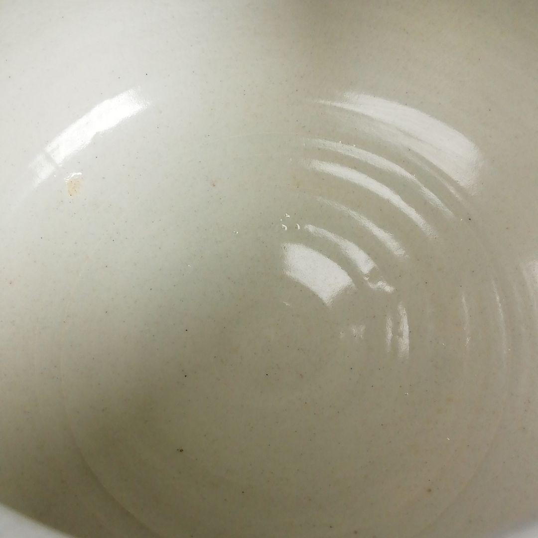 Ｗ２３５　水指　『白磁シノギ　水指』『森岡嘉祥 造』　共箱　茶道具