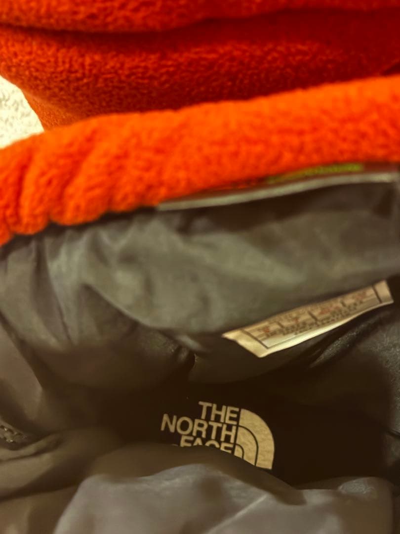 美品THE NORTH FACE ポーラテック ヌプシ ショートブーツ オレンジ