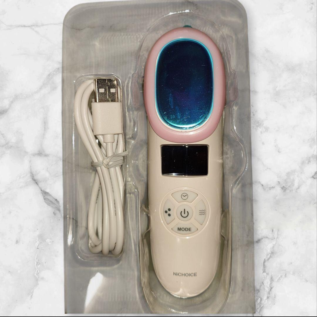 NiCHOICE 温冷+イオン導入・導出美顔器　NBT-216　おすすめ