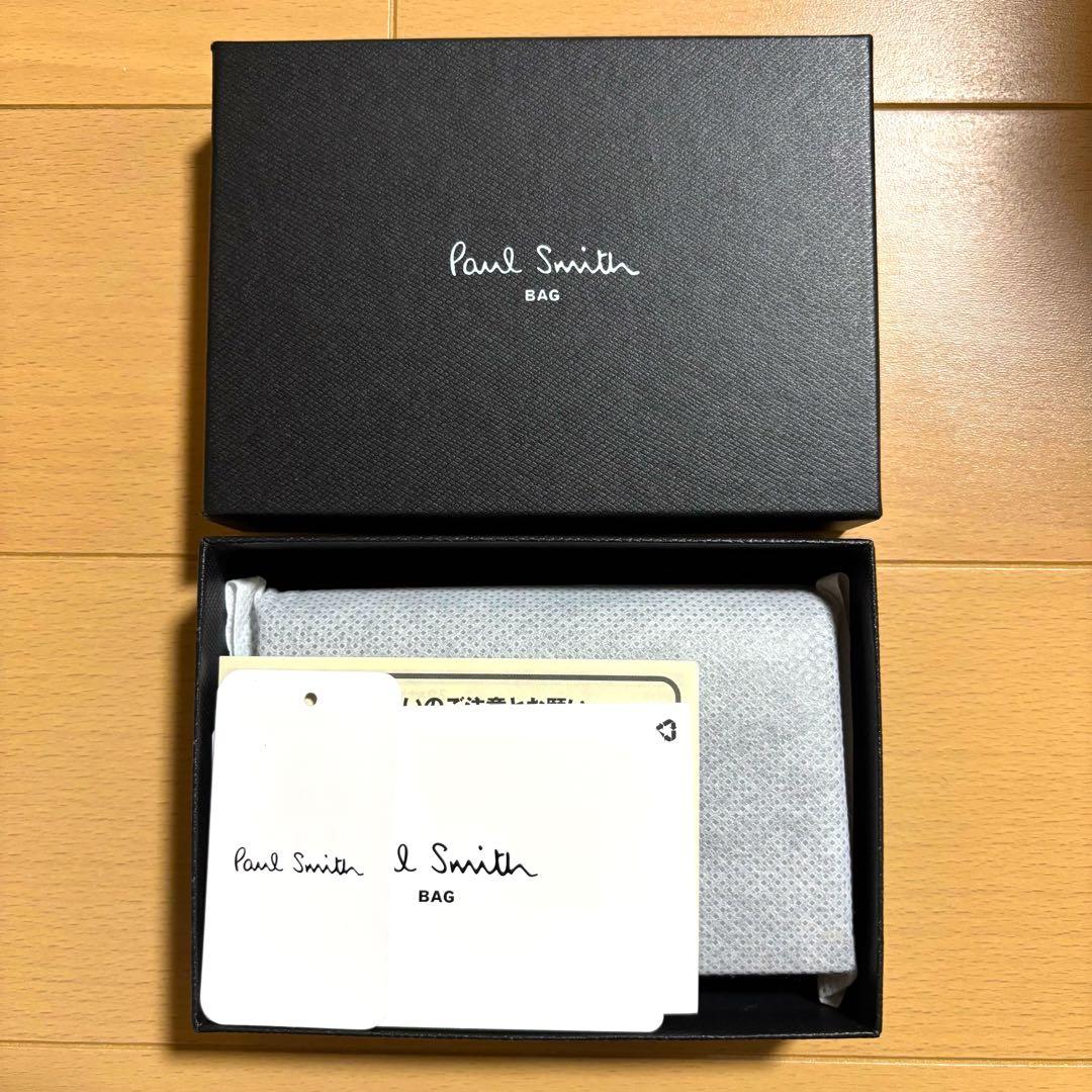 Paul Smith 名刺入れ　現行品　新品未使用　ハイライトステッチ　ブラック