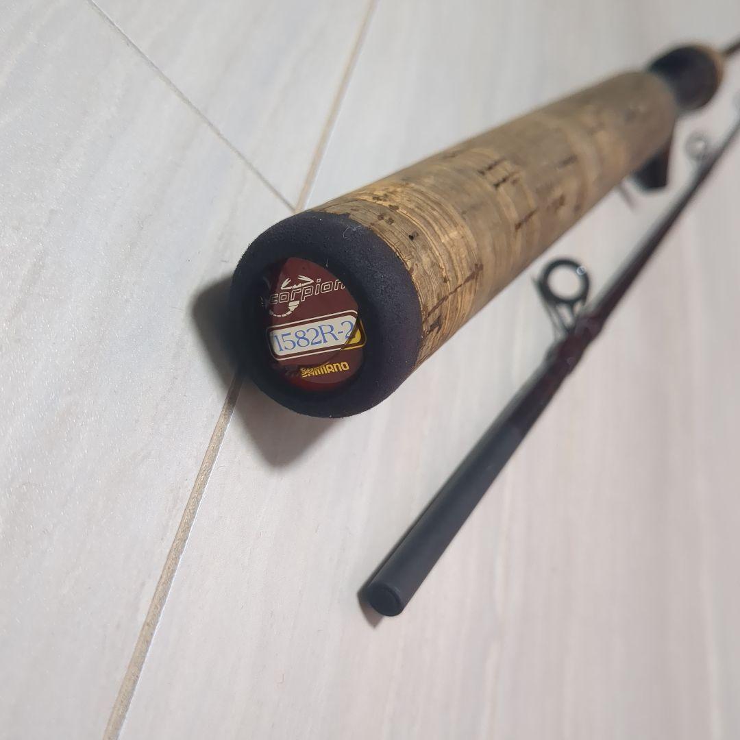 SHIMANO バスロッド 1582R-2 コルクハンドル　スコーピオン