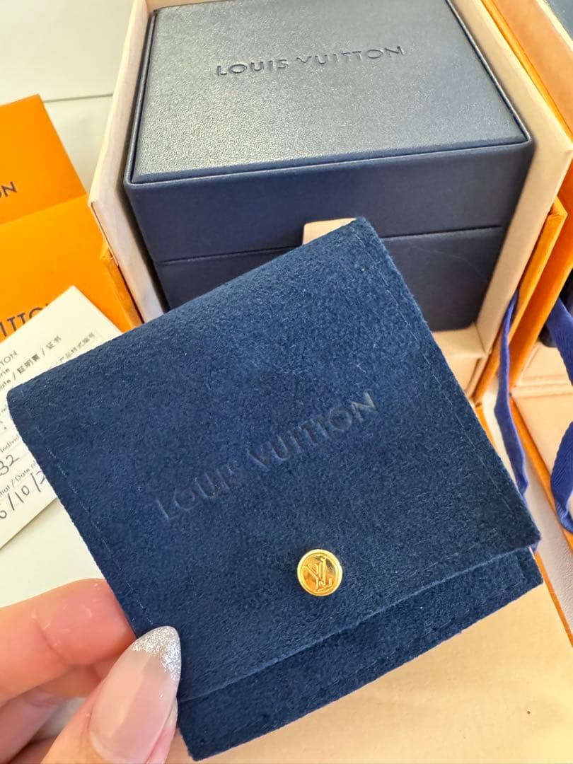 両耳セットLouis VuittonイディールブロッサムLV YG×ダイヤモンド