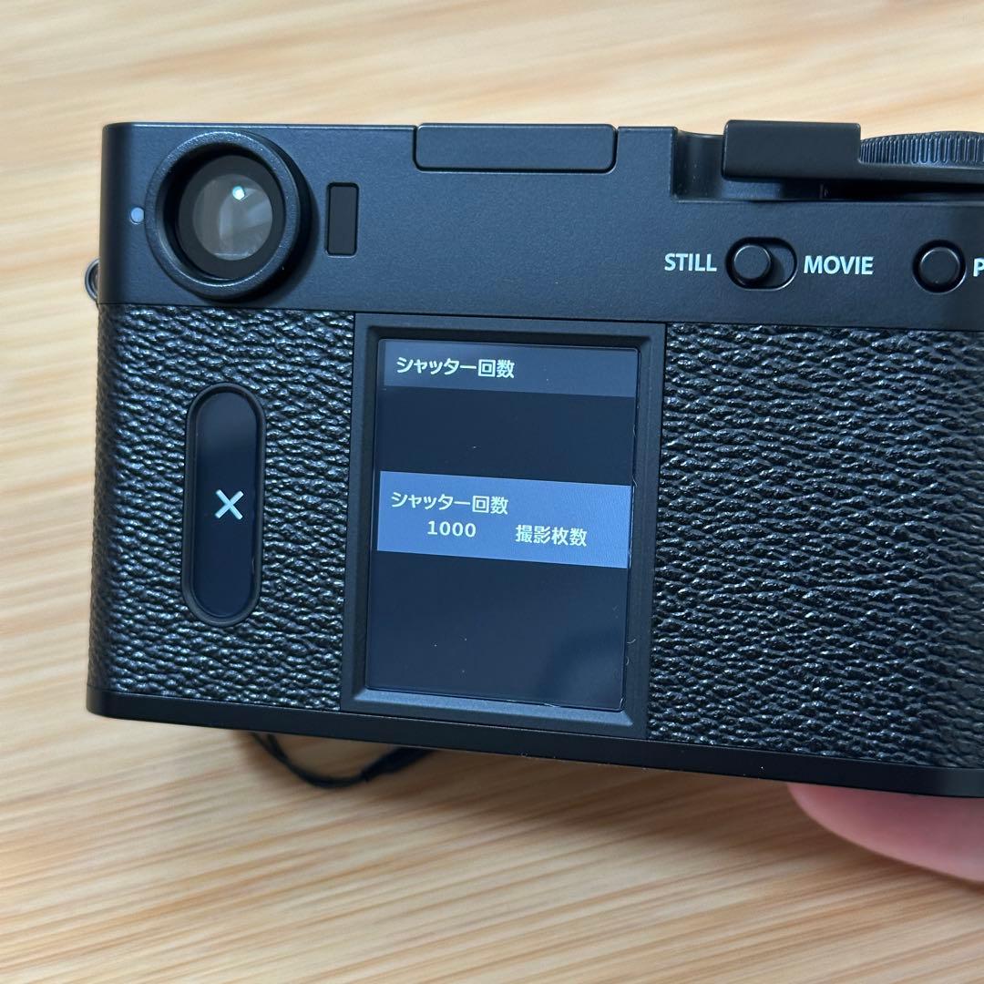 【美品】FUJIFILM Xhalf ブラック 撮影1000回