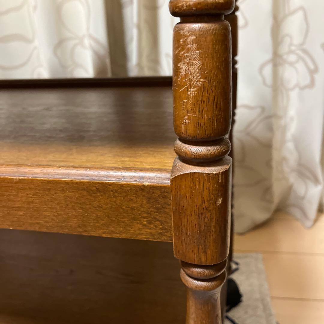 カリモク家具　キッチンワゴン　キャスター交換済