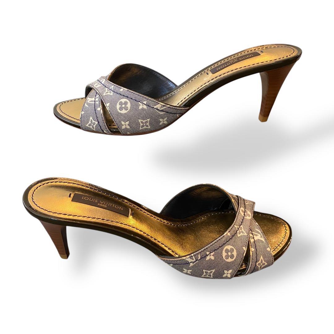 【未使用】LOUIS VUITTON モノグラム　ミュールサンダル　イディール