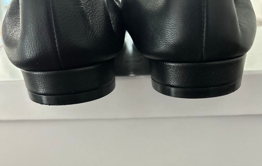 【LANVIN en Bleu】リボンモチーフバレエシューズ