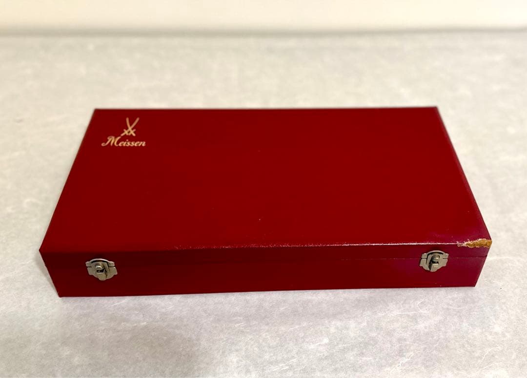 マイセン 18.5cmプレート　ワトーの花 グリーンブーケ 6枚セット