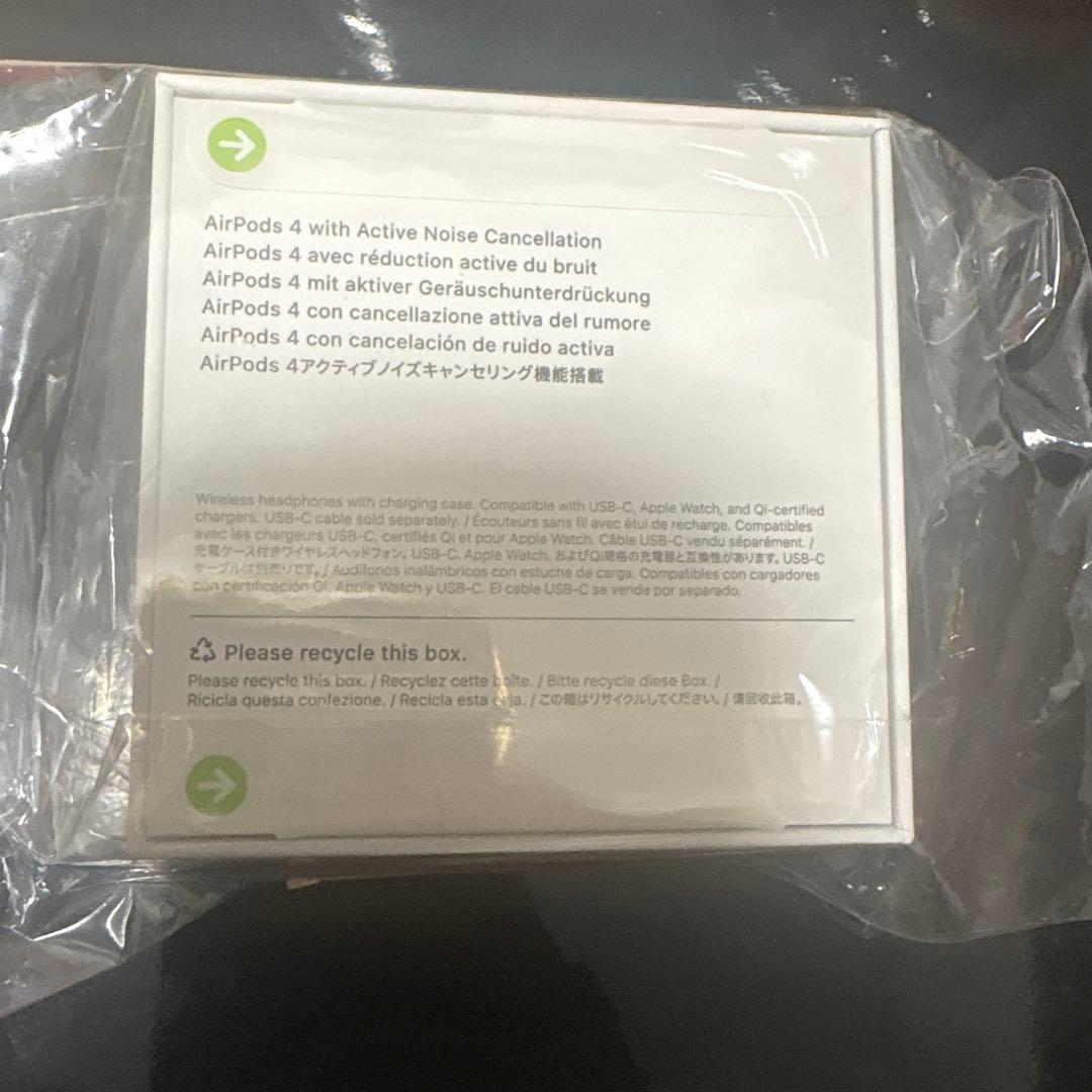 AirPods 4 本体 アクティブノイズキャンセリング