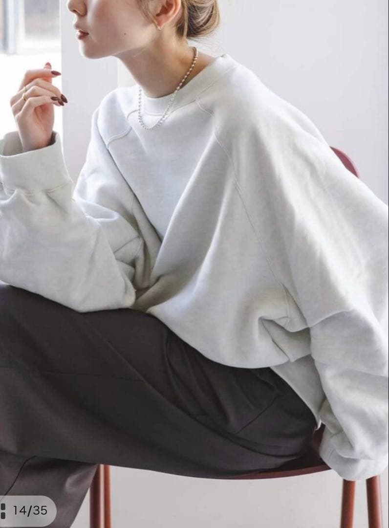 トップス COG THE BIGSMOKE/LEILA WIDE CUFF SWEAT