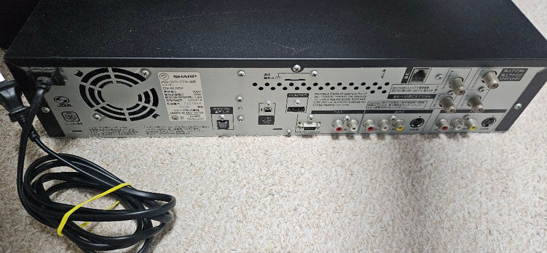 【中古】SHARP DV-ACV52 HDD搭載ビデオ一体型DVDレコーダー