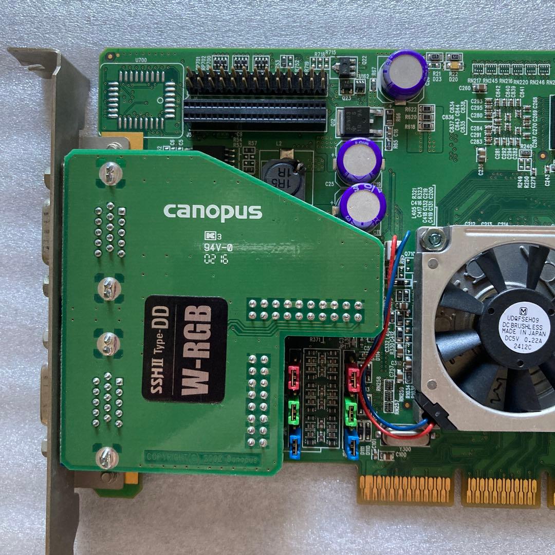 ジャンク Canopus Spectra WF17 AGPビデオカード