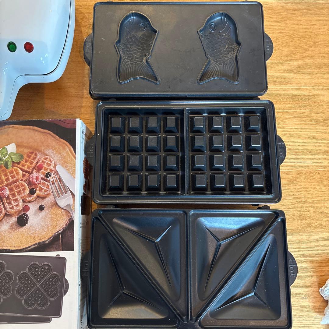 ビタントニオ　vitantonio ホットサンドメーカー　プレート6種類