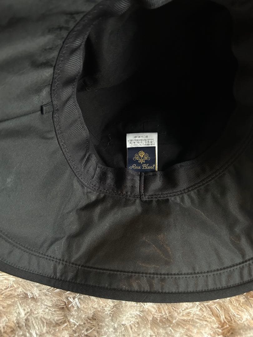 Rose Blanc 100%完全遮光プレーンハット　ロサブラン