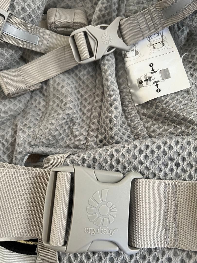エルゴベビー オムニブリーズ 抱っこ紐 パールグレー
