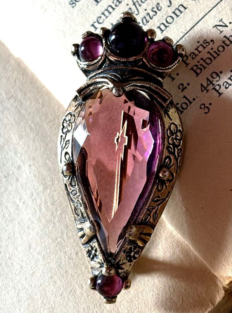 3390ヴィンテージ☆英国/MIRACLE/Luckenbooth/ブローチ