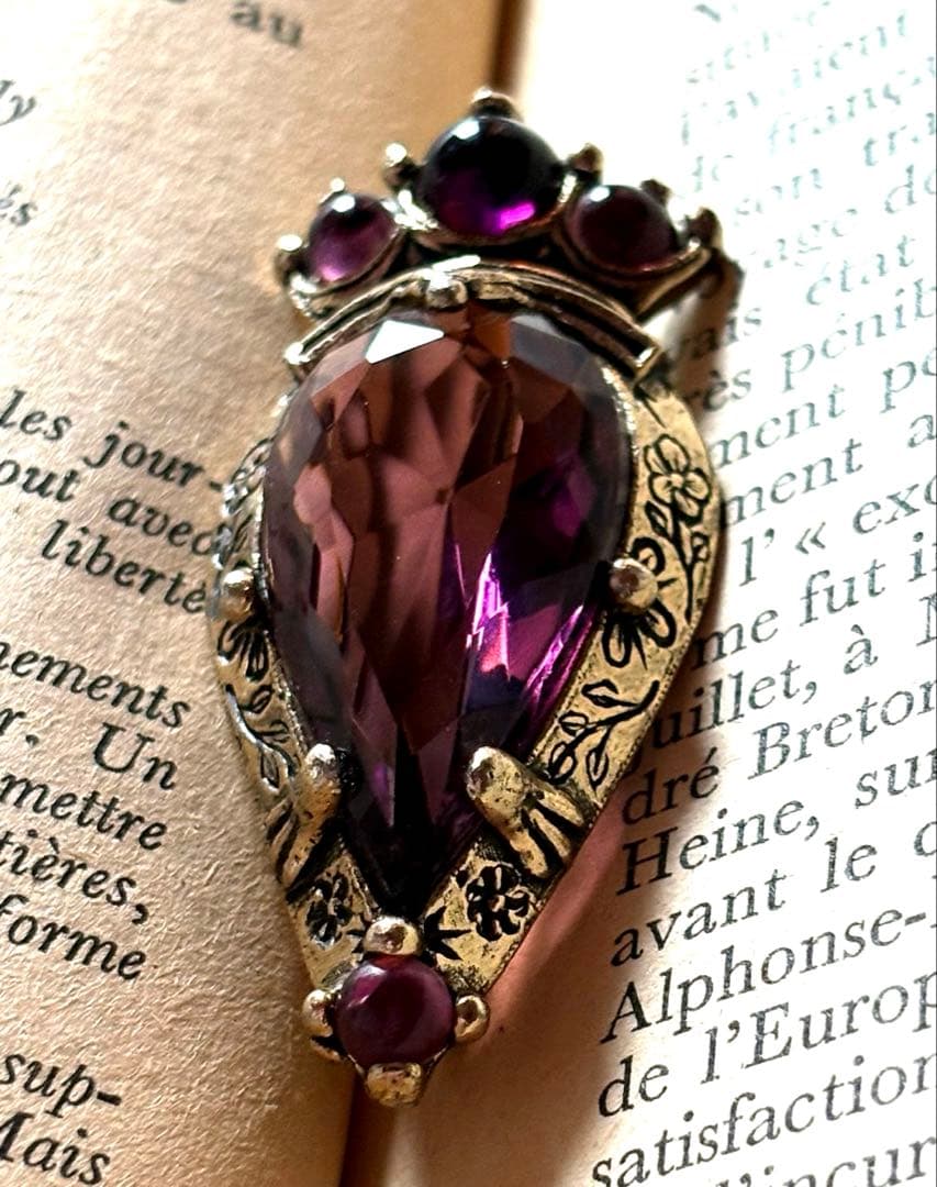 3390ヴィンテージ☆英国/MIRACLE/Luckenbooth/ブローチ