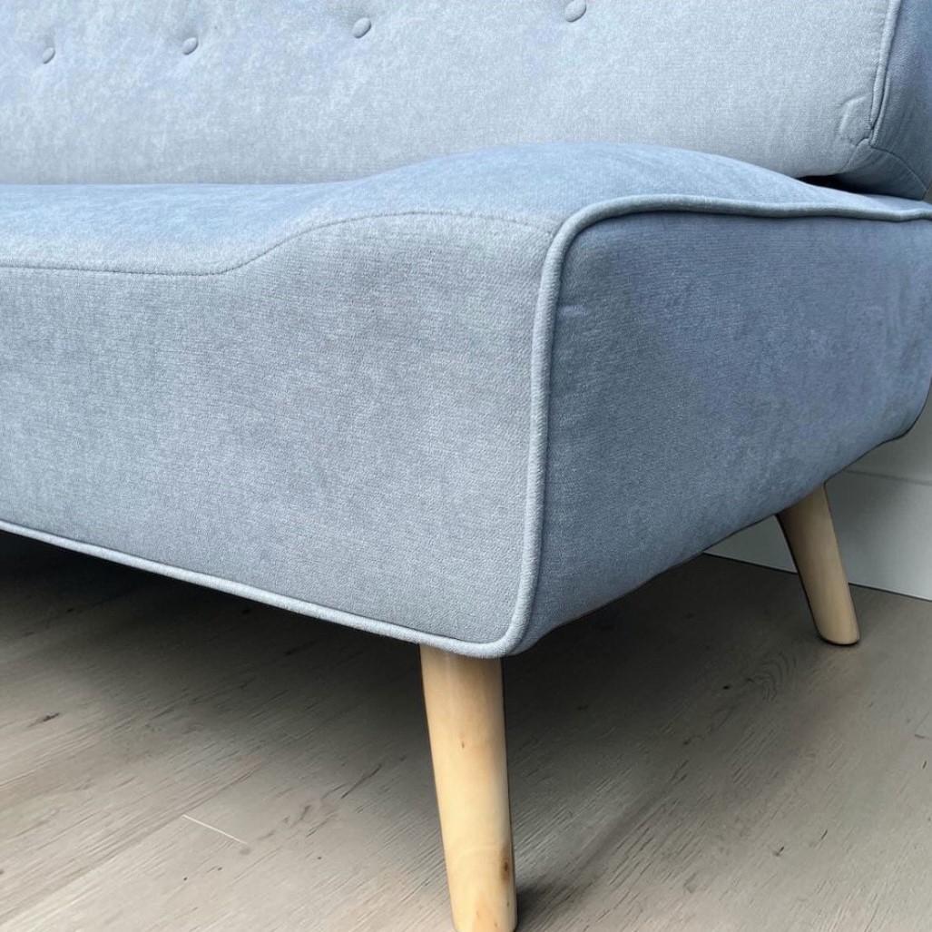 【新品】2WEY タイプ　ロー・ハイ兼用　ベンチソファ　2人掛け