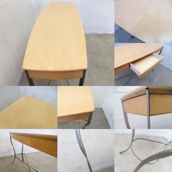 美品■クラシックモダンデザイン■アイアン×ウッド■コンソールテーブル■エレガント