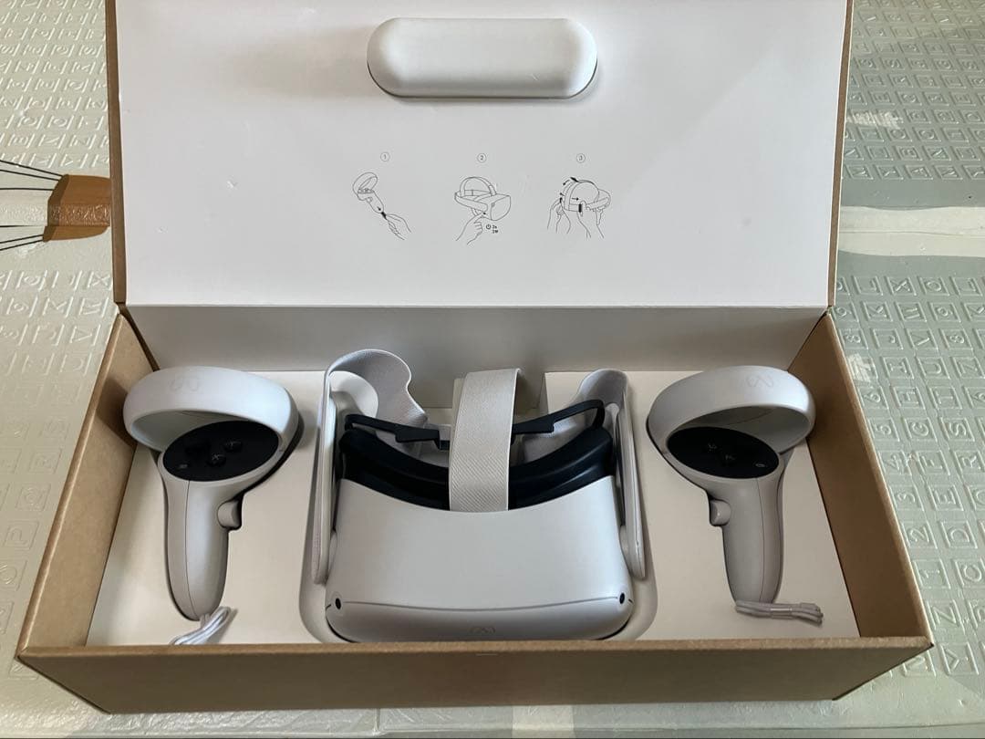  Quest 2 VRヘッドセット　※ケーブル欠品