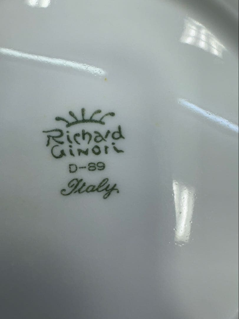 Richard Ginori 白いお皿 5枚セット　D-89