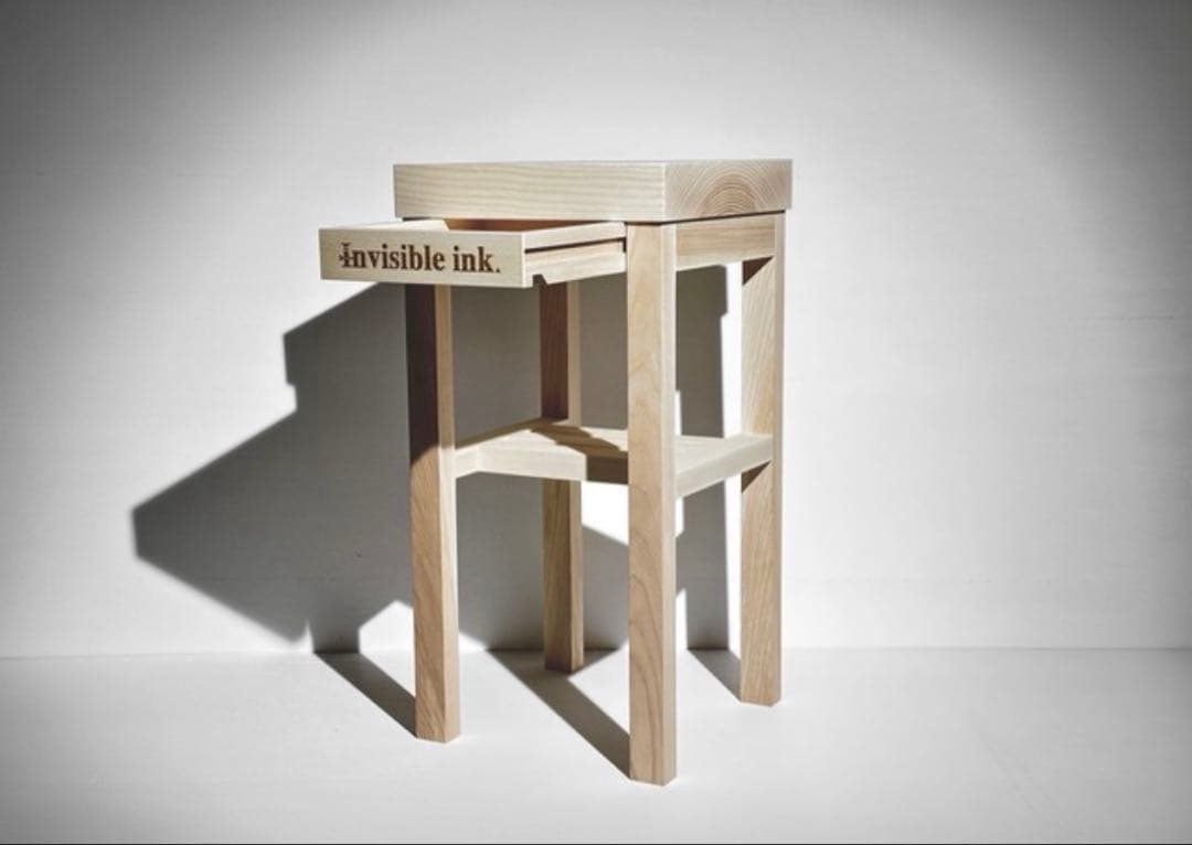 スツール Invisibleink. WOODLAND THE STOOL Natural