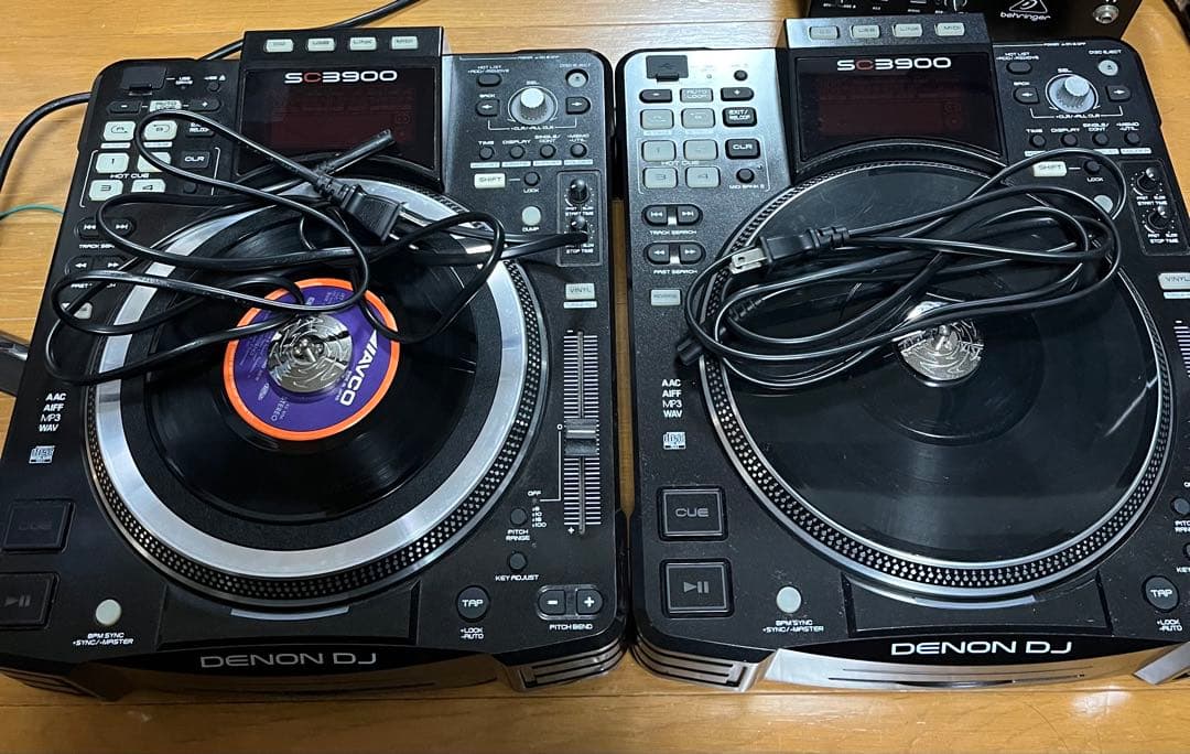 ジャンク扱い　DENON DJ SC3900 ターンテーブル 2台セット