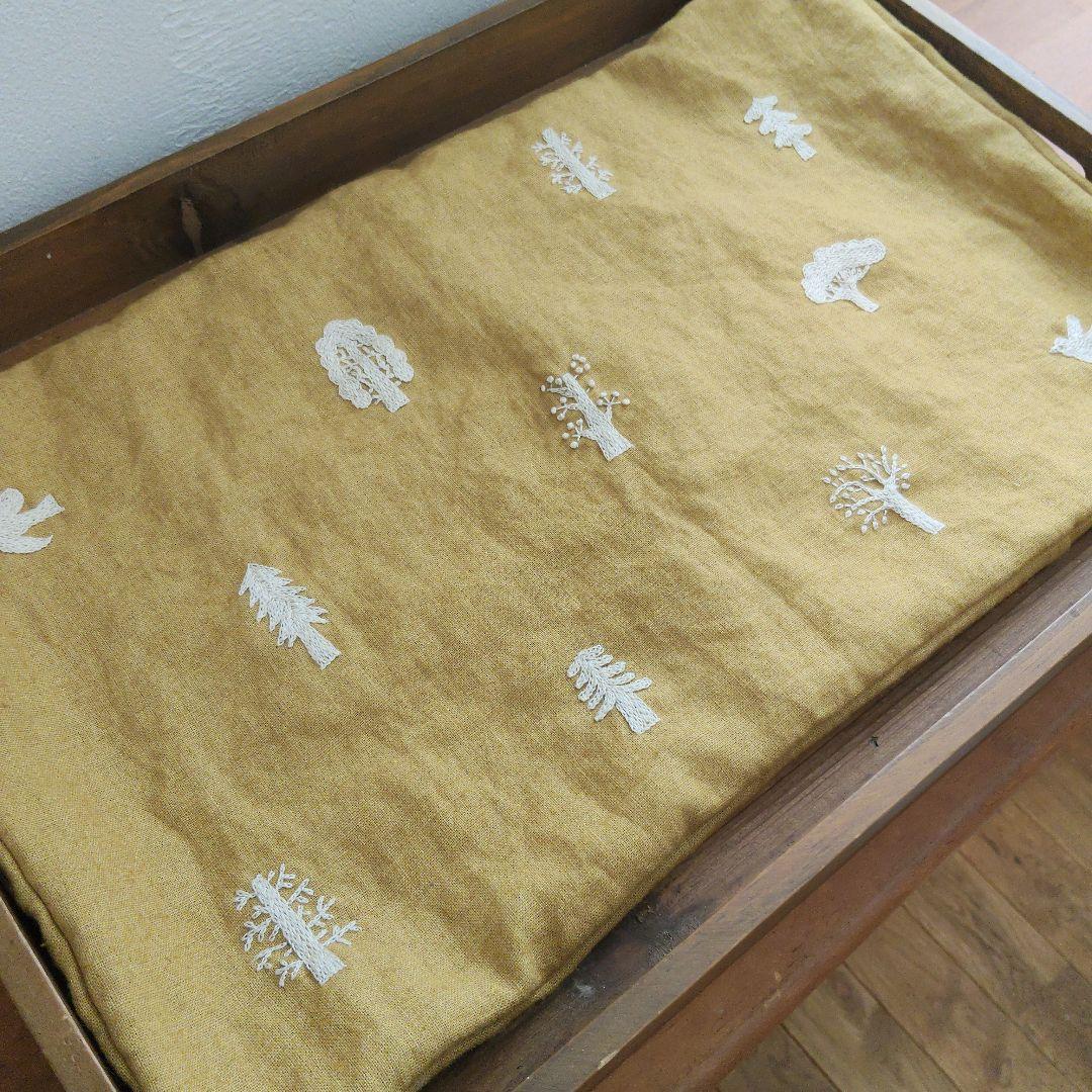 【ちゃちゃ子様オーダー専用ページ】リネン刺繍　クッションカバー　エコバッグ