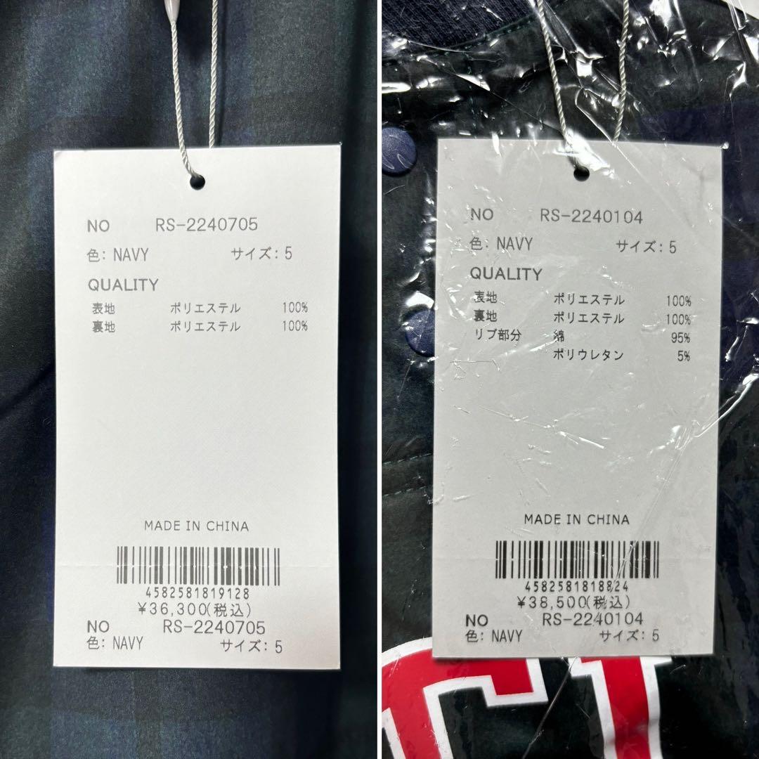 新品 ラッセルノ ゴルフ フラグローズ ロゴ プルオーバー セットアップ L 5