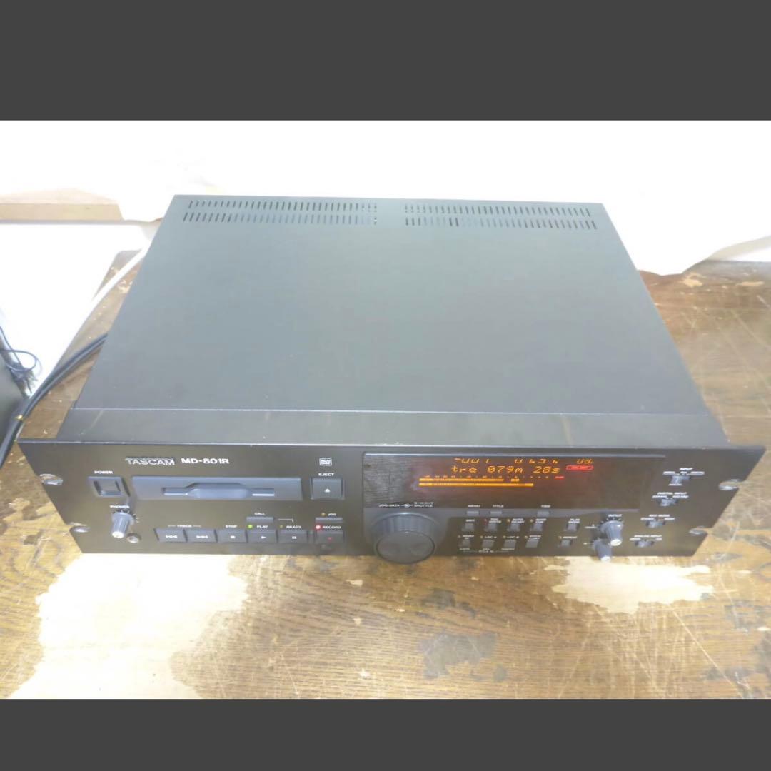 【美品】TASCAM MD-801R 業務用MDレコーダー　タスカム
