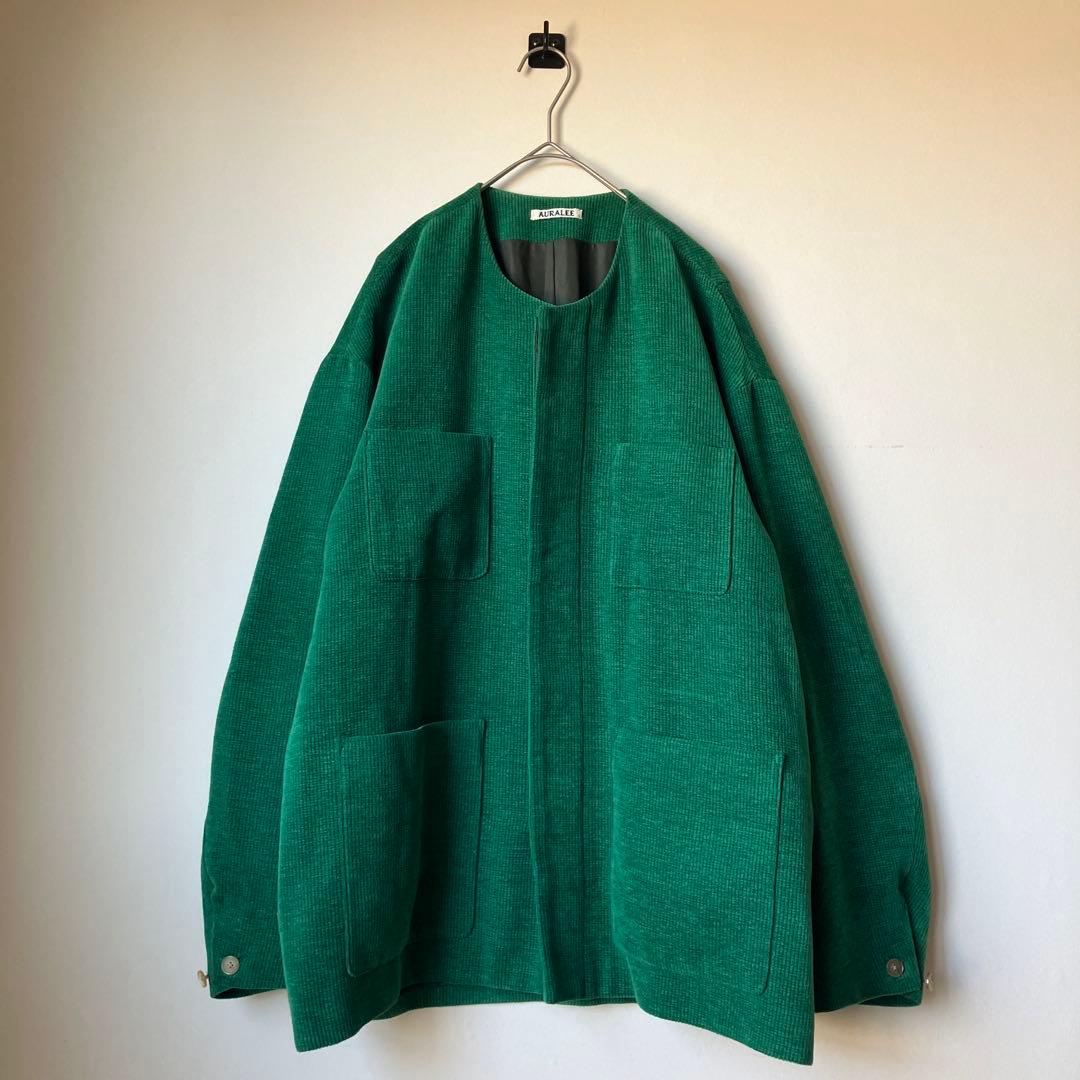AURALEE WOOL COTTON MOLE BLOUSON オーラリー