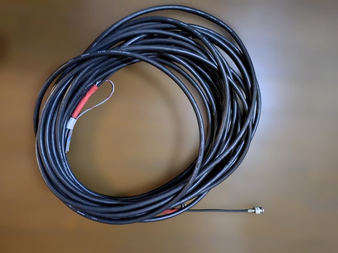 CANARE A2V1 BNCコネクター付　約20m　中古品