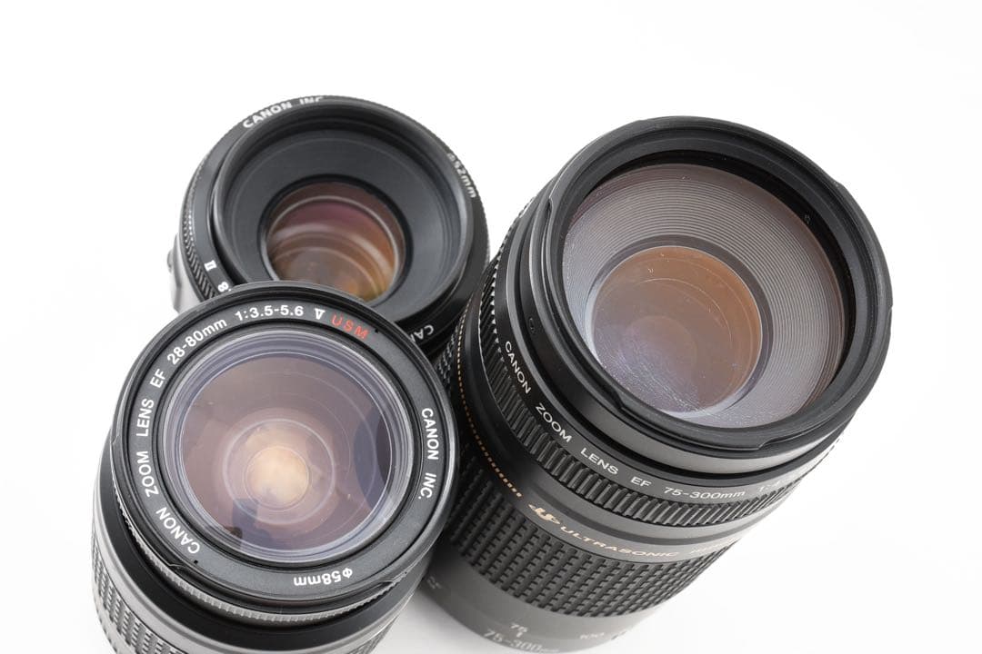 保証付/Wi-Fi/Canon EOS 9000D標準&望遠&単焦点レンズセット