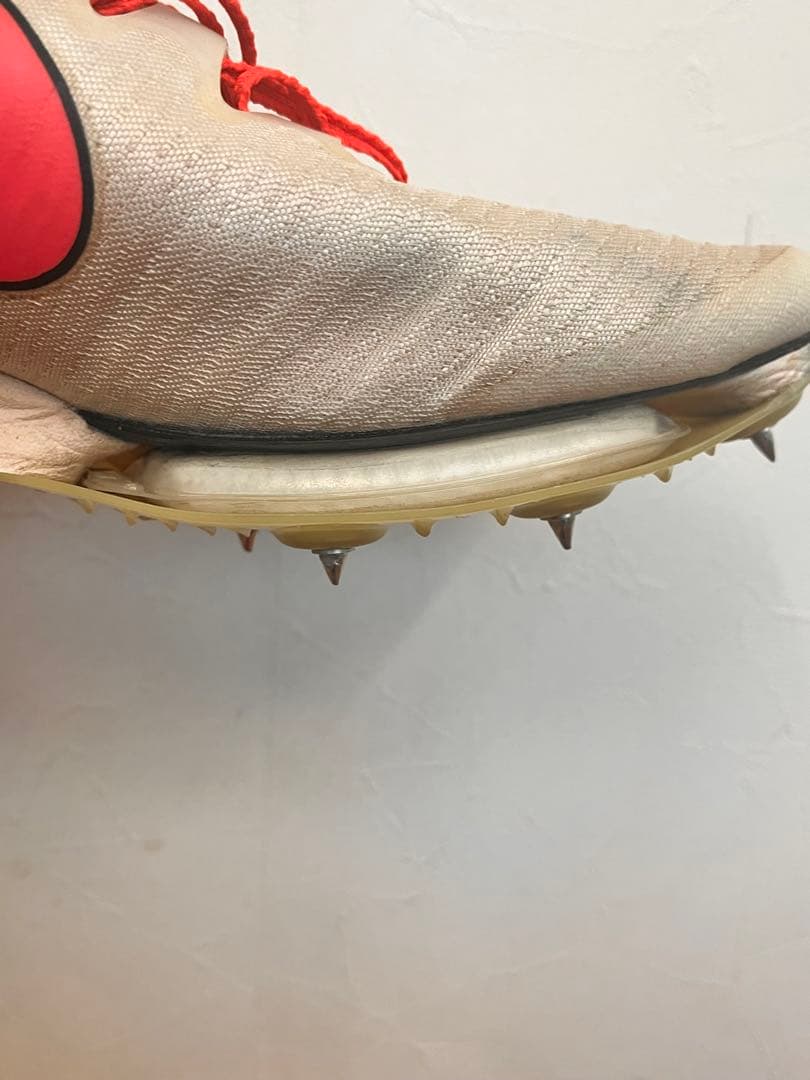 Nike スパイク・シューズ ホワイト/レッド