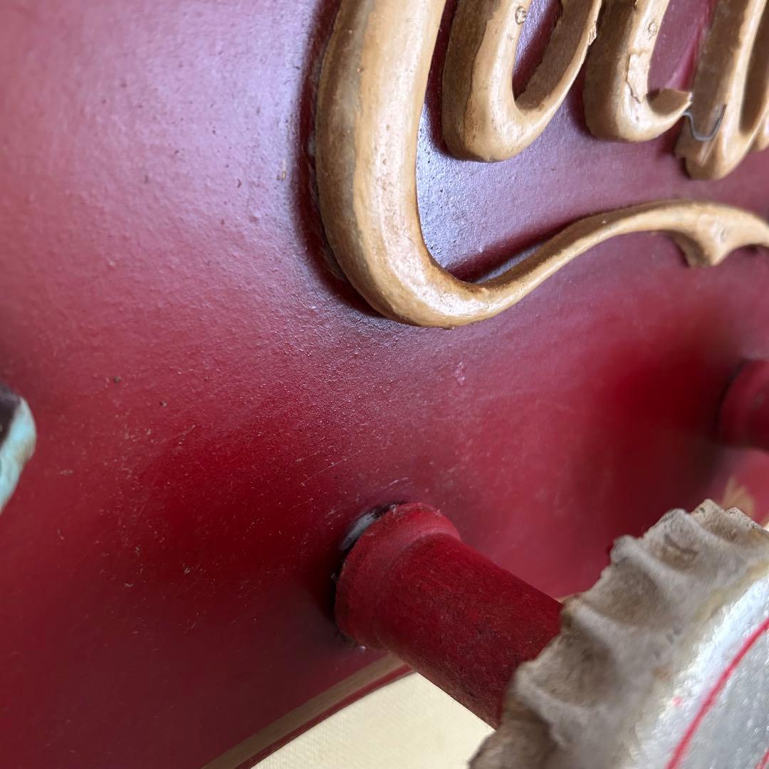 Coca-Cola レトロ壁掛けサイン コートハンガー ビンテージ コカコーラ