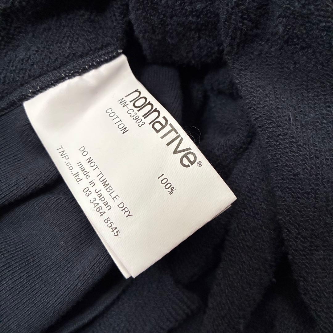 値下げ依頼 ノンネイティブ プルオーバー スウェット ネイビー 3
