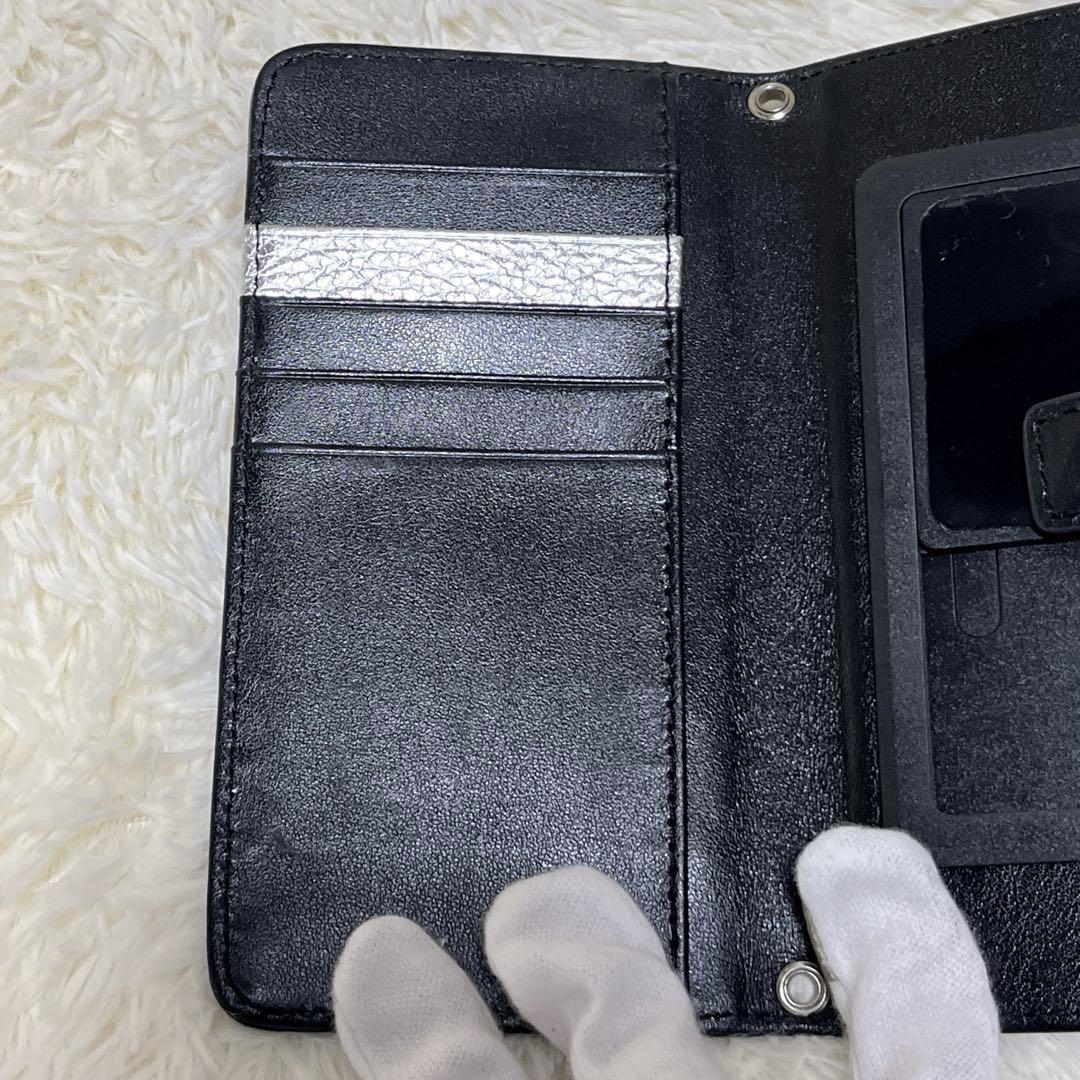 美品　サロンドアルファード　スマホケース　ルクーチェ　手帳型　多機種対応