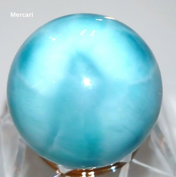 極上ラリマー　スフィア　28mm大玉