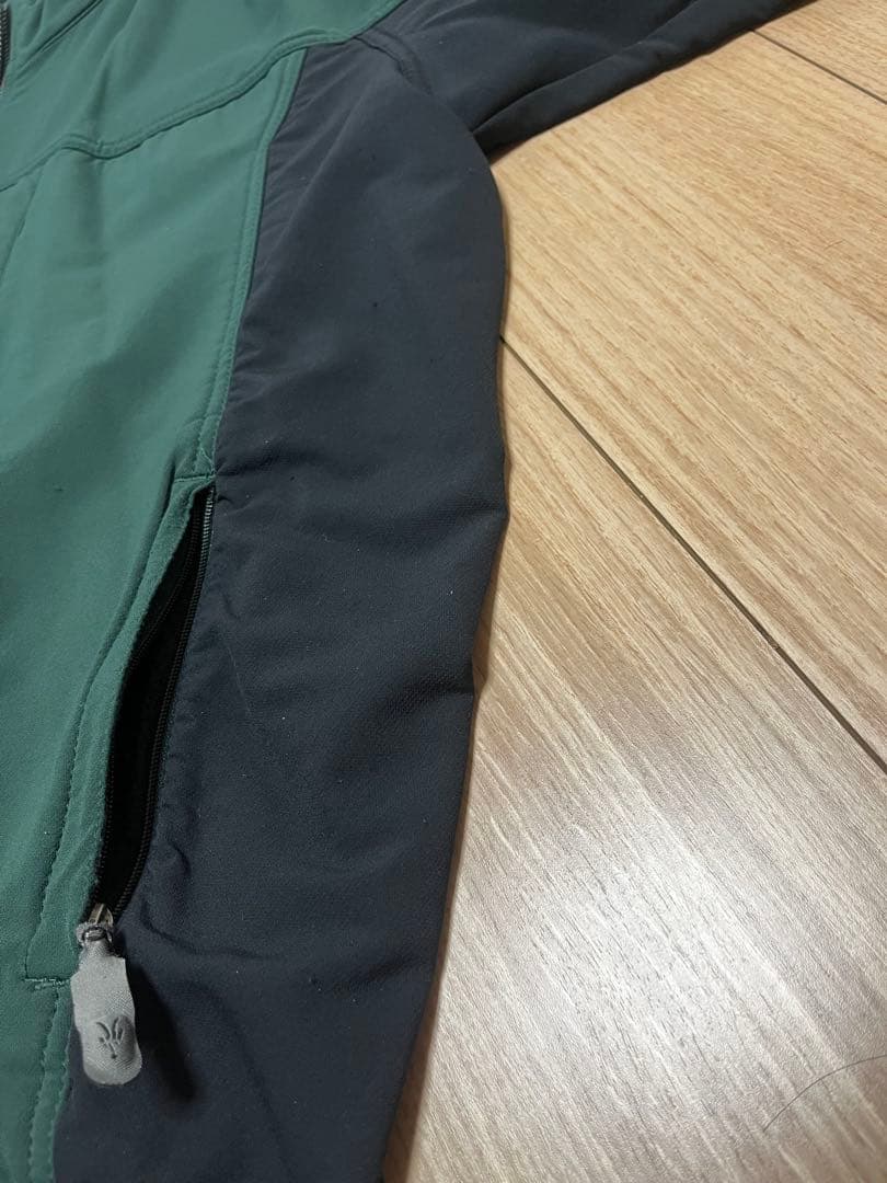 IBEX フルジップジャケットXL グリーン×ブラック 〈20年前モデル〉
